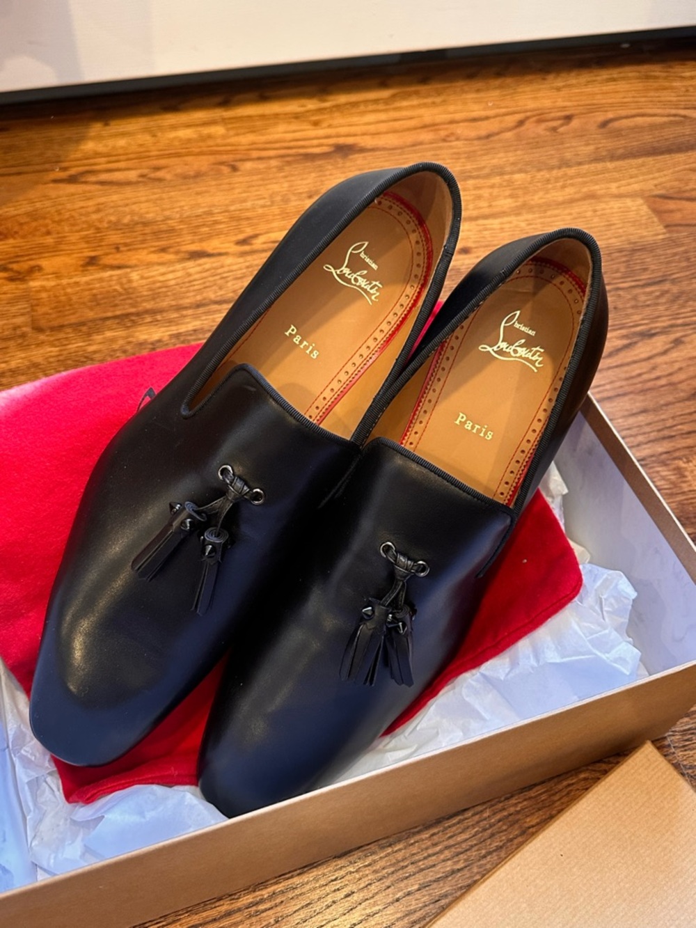 Men’s Christian Louboutin Tassel Dress Shoes - Picture 9 of 10
